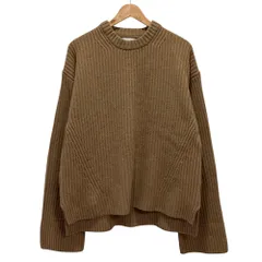 美品 GANNI ガニー オーバーサイズ ニット セーター S ブラウン レディース 古着 中古 USEDのサムネイル