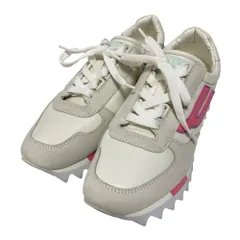 良品 BALLY バリー シャークソール レザースニーカー サイズ37 1/2 24.5cm相当 ライトグレー系 レディース 古着 中古 USEDのサムネイル