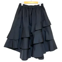 美品 AD2024 BLACK COMME des GARCONS ブラック コムデギャルソン イージーウエスト ティアードスカート 1N-S003 サイズS ブラック レディース 古着 中古 USEDのサムネイル
