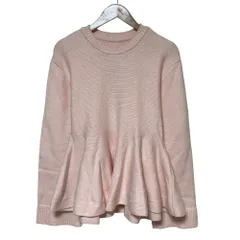 美品 ADEAM アディアム フォクシー Wendy Knit Top ペプラムニットセーター 43934 サイズXS ピンク レディース 古着 中古 USEDのサムネイル