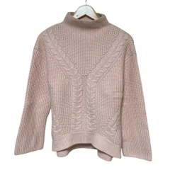 美品 ADEAM アディアム フォクシー Crissie Knit Top カシミヤニットセーター 43931 サイズS ピンク レディース 古着 中古 USEDのサムネイル