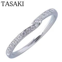 タサキ ダイヤ リング スティーレ デュアル パヴェライン 0.11ct 13.5号～14号 Pt950 RD-F2275型 新品仕上げ済 TASAKI 田崎真珠【26848】のサムネイル