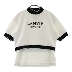 サイズ：38 LANVIN SPORT ランバン スポール  モックネック半袖 Tシャツ  ホワイト系 [240101744944] ゴルフウェア レディース ストストのサムネイル