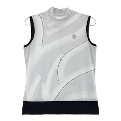サイズ：38 LANVIN SPORT ランバン スポール ; ハイネック ノースリーブ シャツ 総柄 グレー系 [240101744945] ゴルフウェア レディース ストストのサムネイル