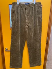 Y【Y14-03】◇ Polo By Ralph Lauren    サイズ35/32    コーデュロイパンツ　茶色　メンズのサムネイル