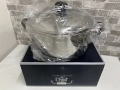 未使用★  miyaco オブジェ  両手鍋 25cm  3層鋼鍋 OJ-38のサムネイル