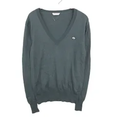 SEE BY CHLOE シーバイクロエ セーター ウール混 ワンポイントロゴ ニット トップス Vネック 長袖 グリーン XS【M】 レディース 【中古】のサムネイル
