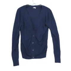DRESSTERIOR ドレステリア カーディガン リブニット 長袖 トップス レーヨン混 ネイビー レディース 【中古】のサムネイル