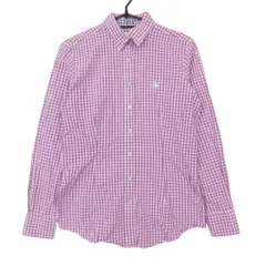 美品 Brooks Brothers ブルックスブラザーズ 長袖シャツ チェック柄 カジュアル トップス コットン パープル 0【S】 レディース 【中古】のサムネイル