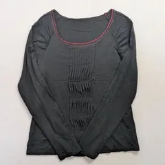 ヒロココシノ　薄手カットソー　トップス　フロントギャザーのサムネイル