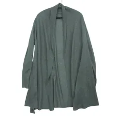 HIROKO KOSHINO ヒロコ・コシノ カーディガン ニット ドレープ 長袖 トップス グレー 40【L】 レディース 【中古】のサムネイル