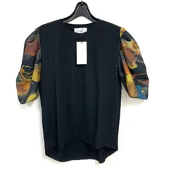 【Vin】ヴァン/ペイントスリーブカットソー/9号/未使用品/ヤマダヤのサムネイル
