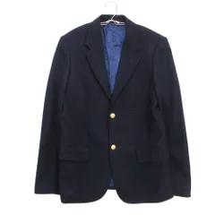 美品 UNITED ARROWS ユナイテッドアローズ テーラードジャケット ブルーレーベル 紺ブレ 金ボタン ブレザー アウター ネイビー S【S】 メンズ 【中古】のサムネイル