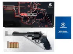 [マルシン] スーパーレッドホーク 7.5インチ 454カスールタイプ ホーグタイプグリップ仕様  ブラックHW ガスガン (新品トイガン)のサムネイル