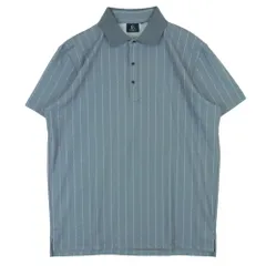 1piu1uguale3 ウノピュウノウグァーレトレ GRT202 POE454 GOLF PRODUCE BY PANZETTA GIROLAMO S/S POLO ストライプ 半袖 ポロシャツ グレー系 XL VI 6【中古】のサムネイル