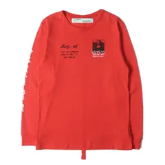 OFF-WHITE オフホワイト Tシャツ レッド サイズ:L | モナリザ グラフィック ロングスリーブ Tシャツ (Monalisa L/S T-Shirt) | トップス カットソー 長袖【メンズ】【中古】のサムネイル
