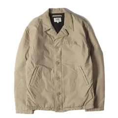 RATS ラッツ ジャケット ベージュ サイズ:L | U.S.NAVY N-4 デッキジャケット | アウター ブルゾン 上着【メンズ】【中古】のサムネイル