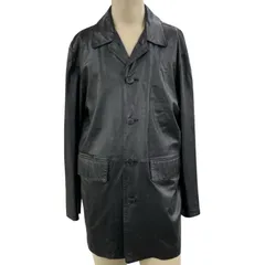 199990 現状品 LANVIN ランバン 羊革 レザージャケット ブラックのサムネイル