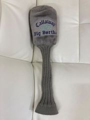 送料無料★Callaway S2H2 Big Bertha キャロウェイ★ドライバー用ヘッドカバー　ゴルフヘッドカバー★グレー　#80731sVAL