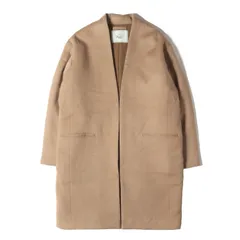 GOLD ゴールド コート ベージュ サイズ:S | ノーカラー カシミヤ混 ウール コート (WOOL CASHMERE NO COLLAR COAT) | 日本製 | アウター ジャケット 上着【メンズ】【中古】のサムネイル