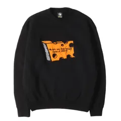RATS ラッツ スウェット ブラック 黒 サイズ:M | 23AW チーズ アップリケ クルーネック スウェットシャツ (CHEESE CREW NECK SWEAT) | トップス トレーナー【メンズ】【中古】のサムネイル