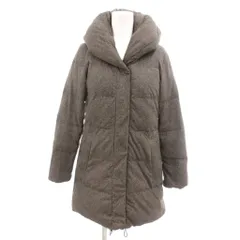 プロポーション ボディドレッシング PROPORTION BODY DRESSING 美品 ダウンコート 1 グレー ボリューム襟 ミドルハーフ丈 /NLのサムネイル