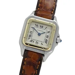 カルティエ Cartier 時計 レディース ブランド パンテール SM クオーツ QZ ステンレス SS レザー W250295D 磨き済み 【中古】のサムネイル