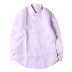 Brioni ブリオーニ ジャガードストライプ コットン シャツ ブルー40(15
