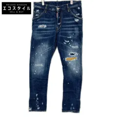 DSQUARED2　ディースクエアード　74LB023830309 インディゴ KENNY TWIST ダメージ加工スキニーデニムパンツ　44のサムネイル
