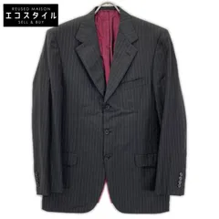 Brioni　ブリオーニ　ブラック ピンストライプ 3B  テーラードジャケット　50のサムネイル
