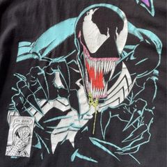 베놈 VENOM 스파이더 맨 T 셔츠 MARVEL 블랙 XL