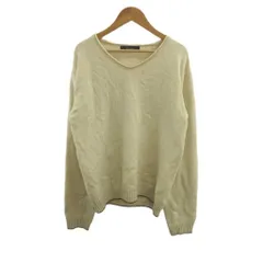 ジョンブル JOHNBULL ニット セーター M アイボリー 赤茶 Vネック 長袖 /NP ■GY06のサムネイル