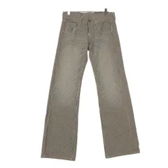 Carhartt カーハート デニムパンツ ハートステッチ ストライプ ヒッコリーデニムパンツ ボトムス ネイビー×ホワイト サイズW27L30 レディース 【中古】のサムネイル