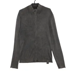 1191 カルバンクライン ブルゾン ドライバーズニットジャケット ジップアップ アウター グレー L【L】 メンズ 【中古】のサムネイル