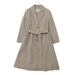 HANAE MORI 森英恵 ハナエモリ コート 総柄 ベルト付き ロング 裏地付き ベージュ 38【M】 レディース 【中古】のサムネイル