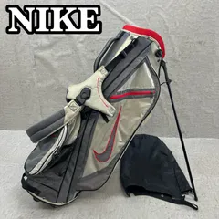 ナイキ ゴルフ用 スタンド式 キャディバッグ 9型 6分割 グレー系 NIKEのサムネイル