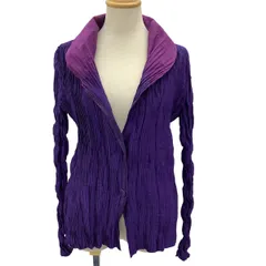 ISSEY MIYAKE イッセイミヤケ プリーツ ジャケット SIZE 3 IM33FD100 パープルのサムネイル