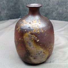 骨董品　備前焼　徳利　一輪挿し　花器　花瓶　陶器　極美品 陶芸 花瓶 徳利 骨董 ￼一輪挿し ￼備前焼 - メルカリ