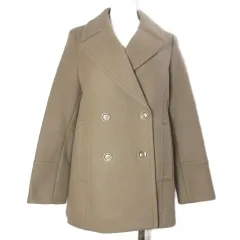 グリーンレーベルリラクシング ユナイテッドアローズ green label relaxing 小さいサイズ Pコート ピーコート 3625-162-1436 ウール 34 XS 相当 ベージュ /Xのサムネイル