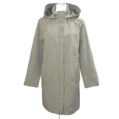 エディーバウアー EDDIE BAUER 美品 コート 2wayフード ジップアップ ミドル丈 PM 日本サイズL相当 ベージュ /Xのサムネイル