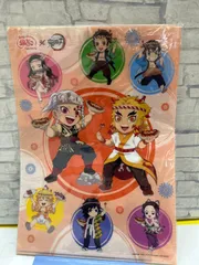 【H8-61】◎ 中古　銀だこx鬼滅の刃 コラボ クリアファイル 宇髄天元 煉獄杏寿郎のサムネイル