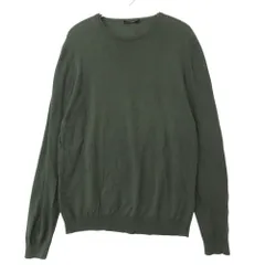 ROBERTO COLLINA ロベルトコリーナ ニット トップス セーター 長袖 コットン プルオーバー グリーン 48【L】 メンズ 【中古】のサムネイル