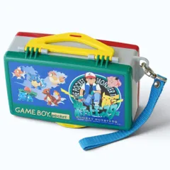 ポケットモンスター GAME BOY pocket 収納ケース 赤・緑 初代ポケモン 当時物 ストラップ付のサムネイル