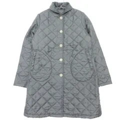 Traditional Weatherwear トラディショナルウェザーウェア コート コーデュロイ衿 キルティング ステンカラーコート アウター グレー 34【M】 レディース 【中古】のサムネイル