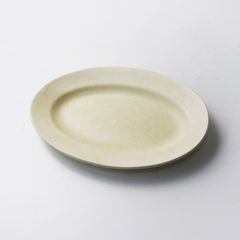 美品 岡田直人 カフェオレボウル＼オフホワイト 食器 皿 うつわ 作家物