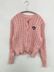 DHOLIC ディーホリック カーディガン/ボレロ F ピンク ワンポイント ショート丈 長袖 レディースのサムネイル
