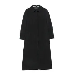 OLD ENGLAND オールドイングランド ステンカラーコート アンゴラ ロング アウター ブラック 36【S】 レディース 【中古】のサムネイル
