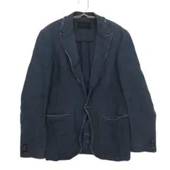 junhashimoto ジュンハシモト テーラードジャケット JK014 LIN05 CUTTING JACKET カッティング アウター ネイビー 3【L】 メンズ 【中古】のサムネイル