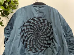 DIESEL   ディーゼル　スパイラル立体刺繍   MA-1 フライトジャケット　ボンバージャケットのサムネイル