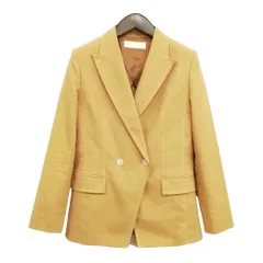 アルアバイル allureville リネンブレンド ダブルブレスト ジャケット テーラード ブレザー 1 ベージュのサムネイル